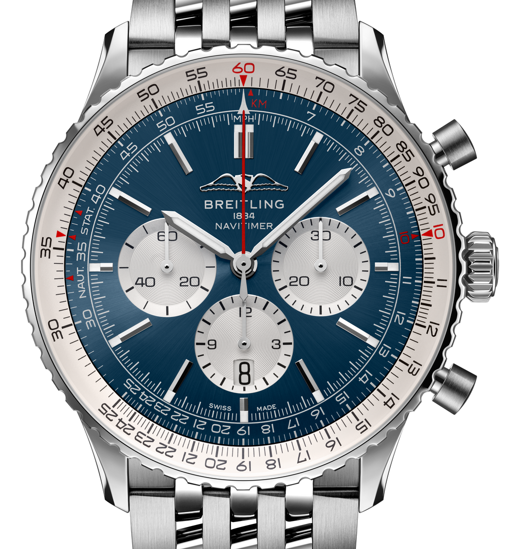 Breitling Navitimer B01 46mm Watch with Blue Dial