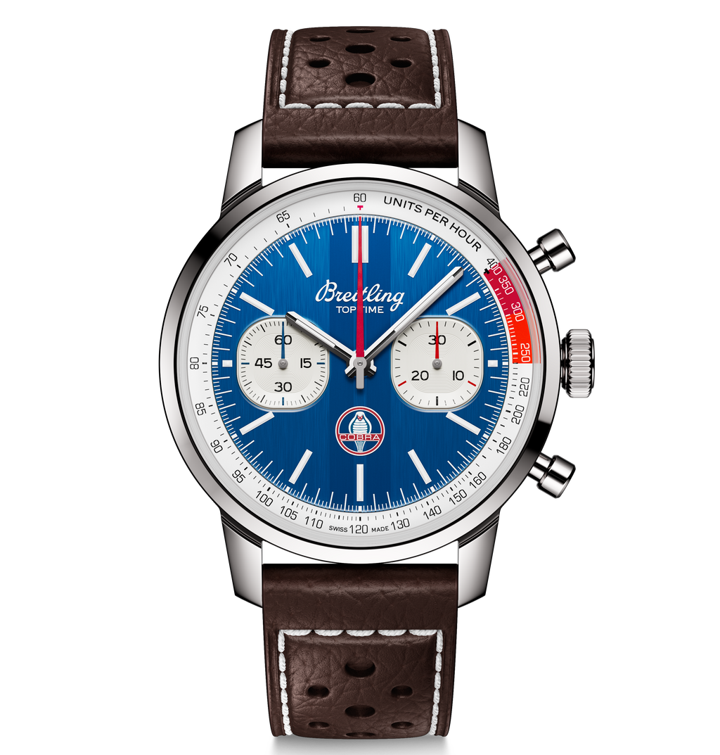 Breitling Top Time B01 Shelby Cobra 41mm Watch with Blue Dial