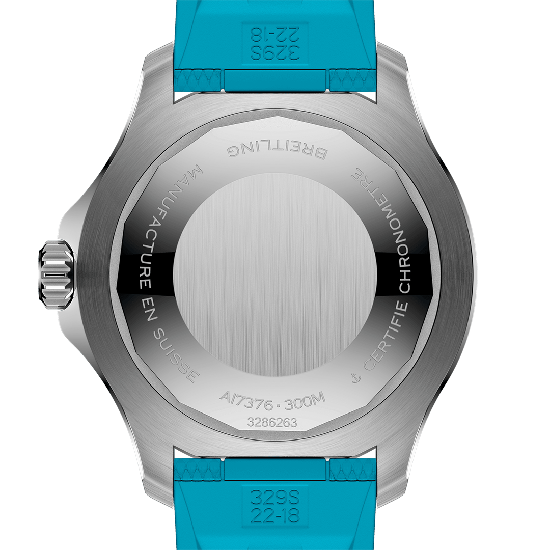 Breitling Superocean Automatic 44 Watch with Turquoise Dial