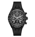 TAG Heuer Carrera Chronograph Extreme Sport Watch with Black Rubber Strap