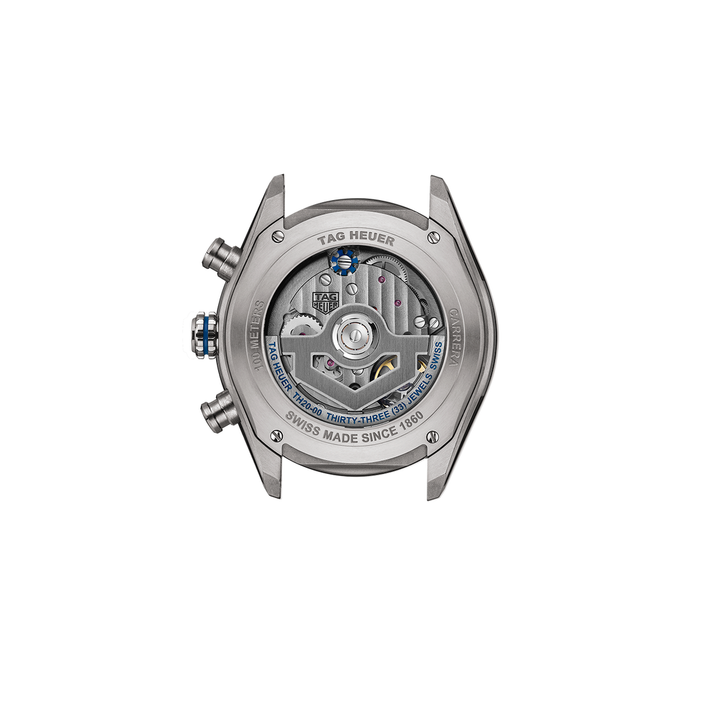TAG Heuer Carrera Chronograph Extreme Sport Watch with Blue Rubber Strap
