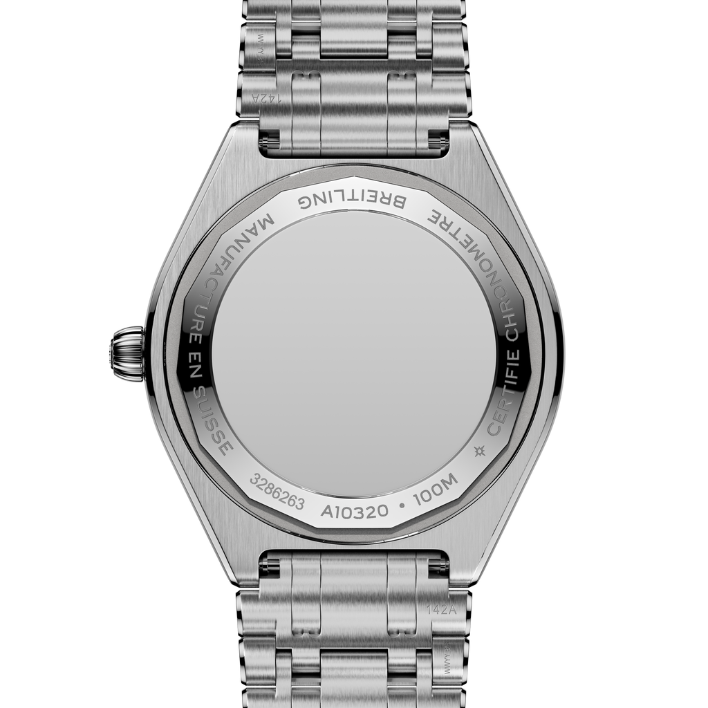 Breitling Chronomat Automatic 36 Watch with Gray Mother of Pearl Dial