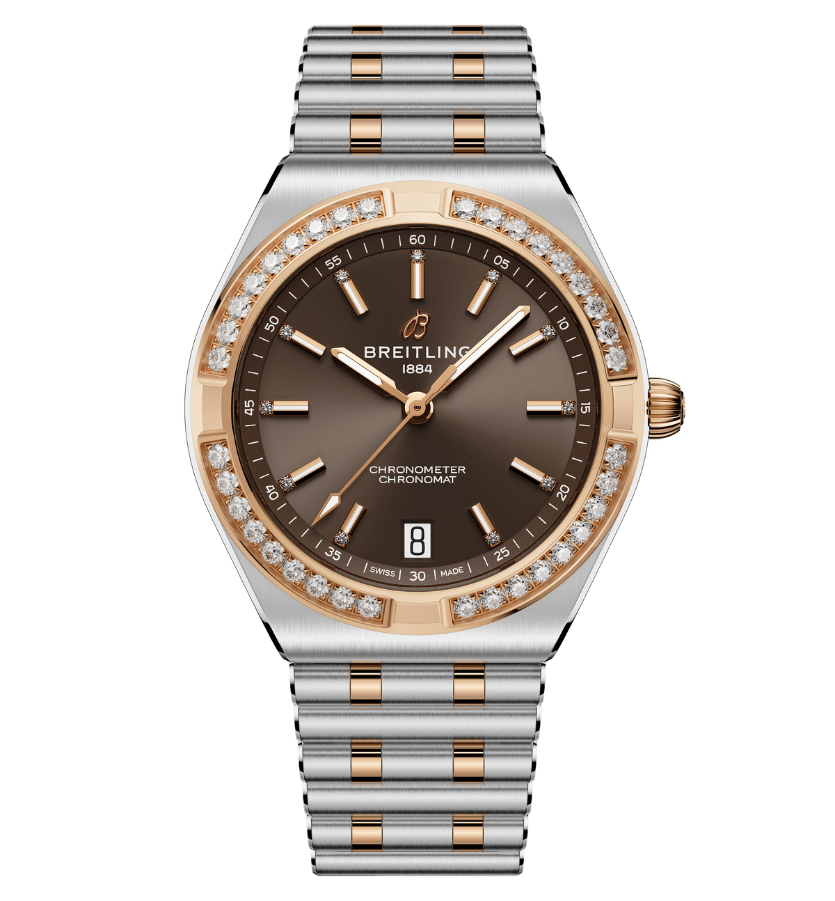 Breitling Chronomat Automatic 36 Watch with Chocolate Dial