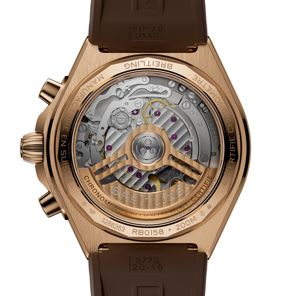 Breitling Chronomat B01 Chronograph 42 Watch with Chocolate Panda Dial