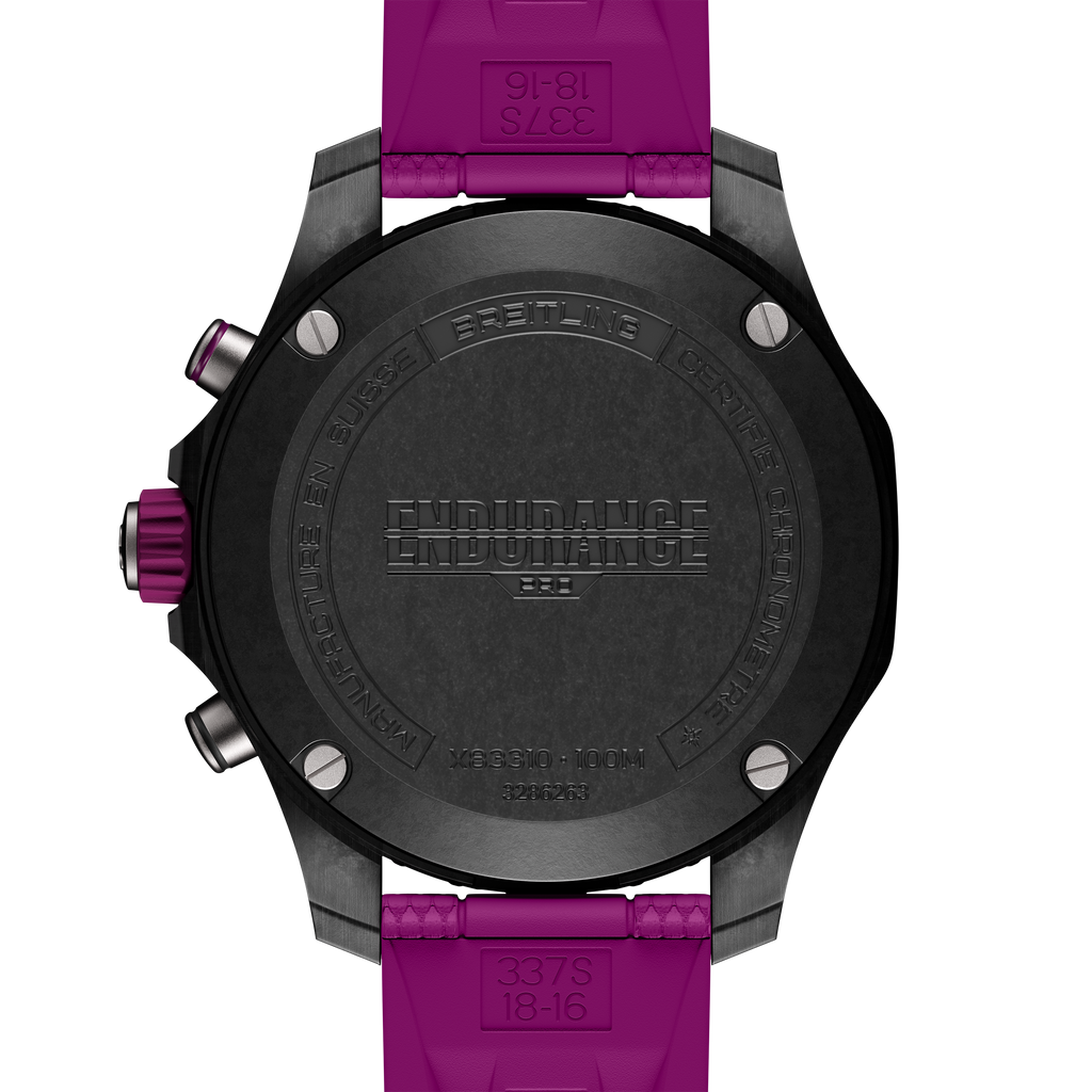 Breitling Endurance Pro 38 Watch with Purple Strap