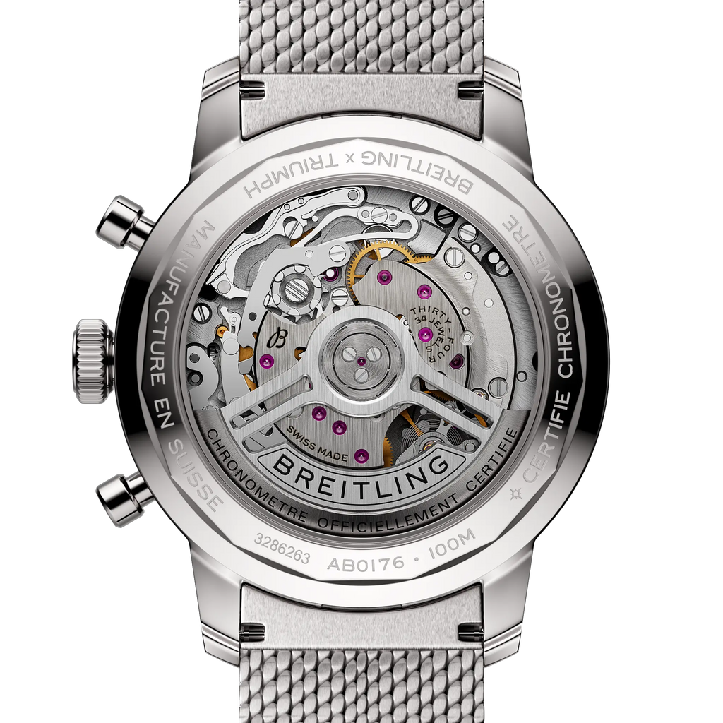 Breitling Top Time B01 Triumph 41 Watch with Stainless Steel Bracelet