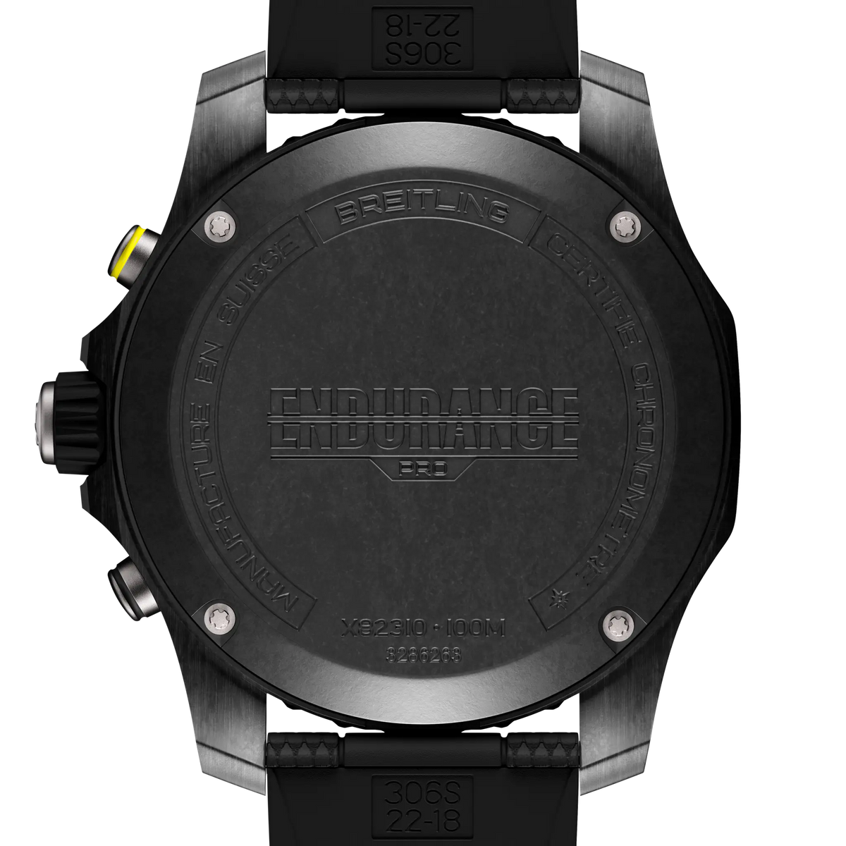 Breitling Endurance Pro 44 Watch with Black Rubber Strap
