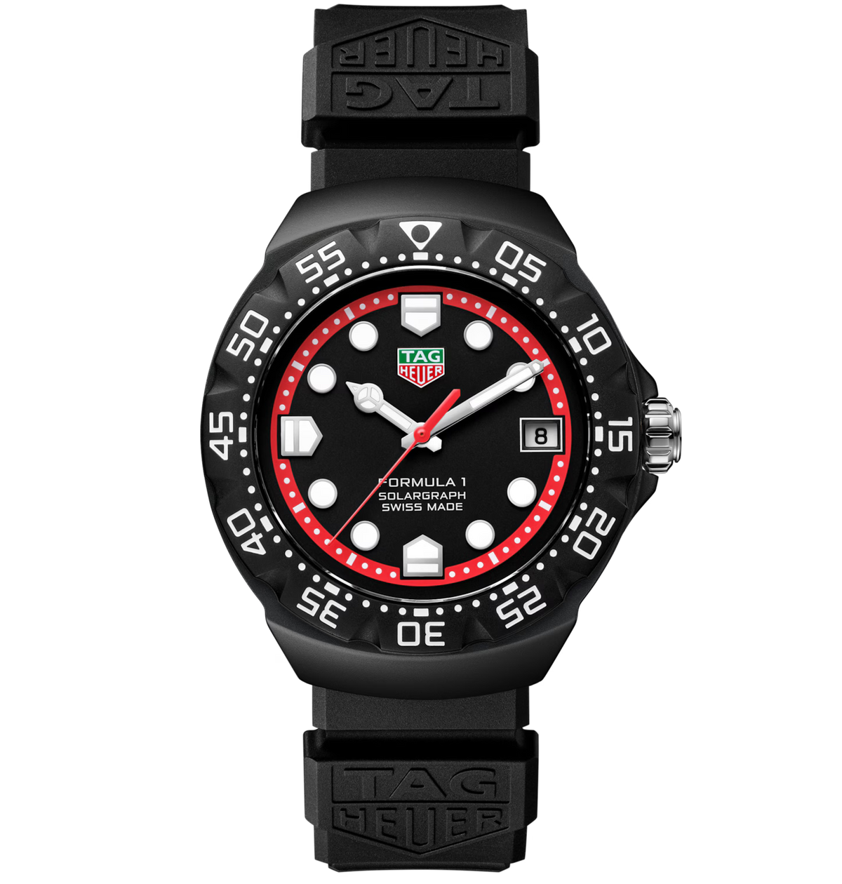 TAG Heuer Formula 1 Solargraph Watch with Black Dial, Limited Edition