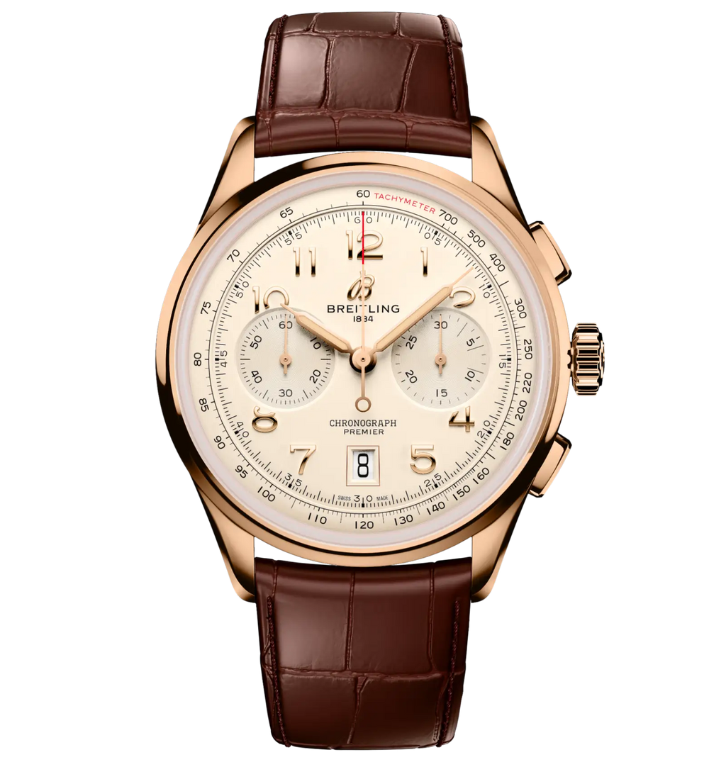 Breitling Premier B01 Chronograph 42 Watch with Cream Dial