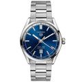 TAG Heuer Carrera Calibre 7 Twin Time Automatic Men's Blue Dial Watch, 41mm