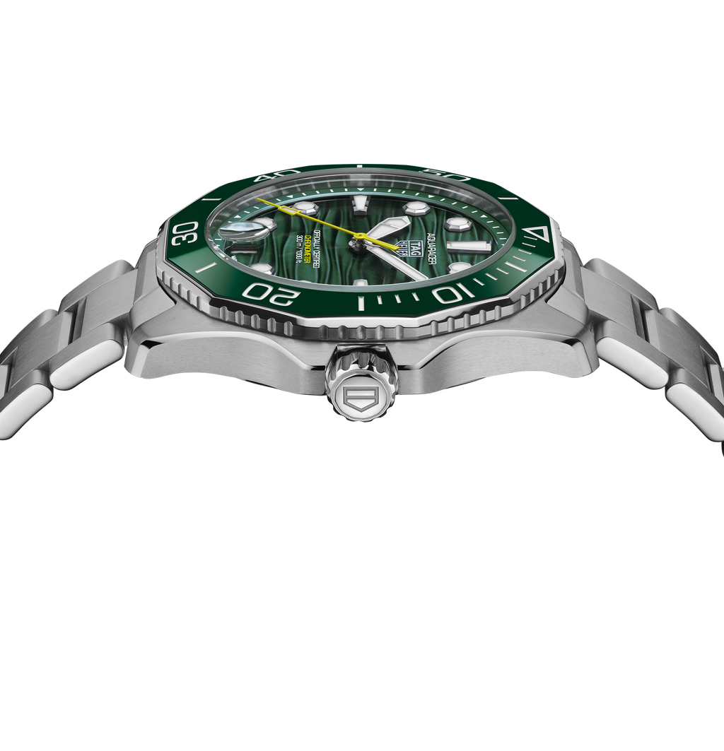 TAG Heuer Aquaracer Professional 300 Date Watch with Green Dial