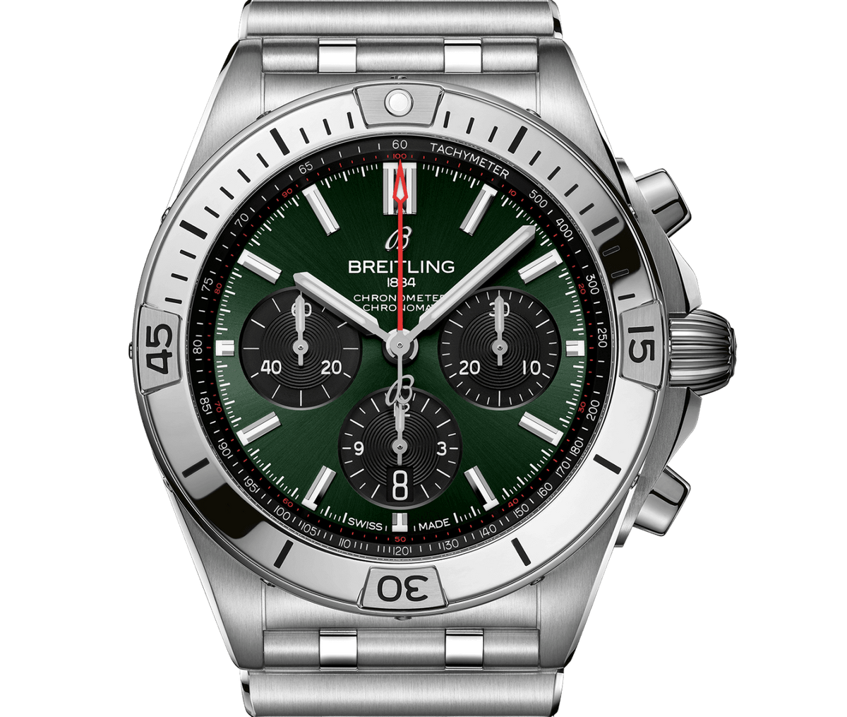 Breitling Chronomat B01 Chronograph 42 Watch with Stainless Steel Bracelet