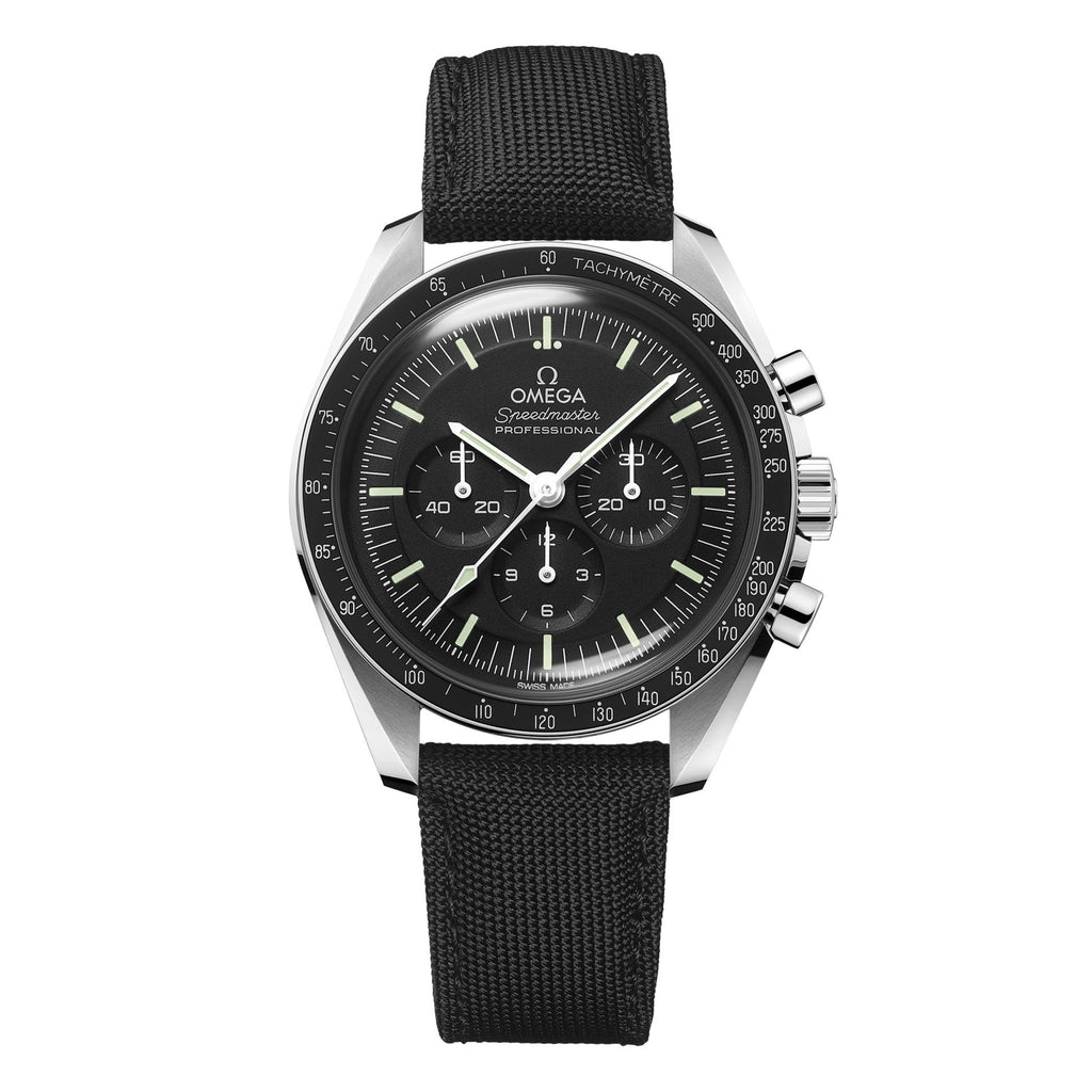OMEGA Speedmaster Moonwatch Professional Co-Axial Master Chronometer Chronograph 42mm with Black Nylon Strap