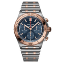 Breitling Chronomat B01 Chronograph 42 Steel & 18K Red Gold with Blue Dial